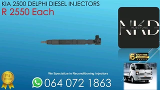 Kia 2500 Delphi Diesel Injectors