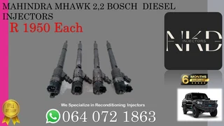 Mahindra Mhawk 2.2 Diesel Injectors For Sale On Exchange Or To Recon With Warranty