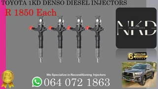 Toyota 1kd Diesel Injectors For Sale On Exchange Or To Recon