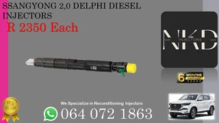 Ssangyong 2.0 Diesel Injectors For Sale On Exchange Or To Recon