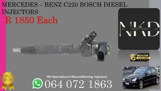 Mercedes C220 Bosch Diesel Injectors For Sale Or To Recon
