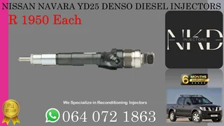 Nissan Navara Yd25 Diesel Injectors For Sale On Exchange Or To Recon With Warranty