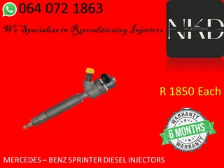 Mercedes Benz Sprinter Diesel Injectors For Sale Or To Recon With Warranty