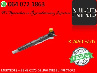 Mercedes C270 Delphi Diesel Injectors For Sale On Exchange With 6 Months Warranty