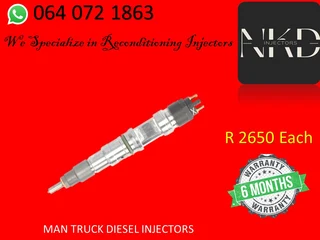 Man Truck Diesel Injectors For Sale On Exchange Or To Recon With Warranty