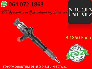 Toyota Quantum Diesel Injectors For Sale Or To Recon
