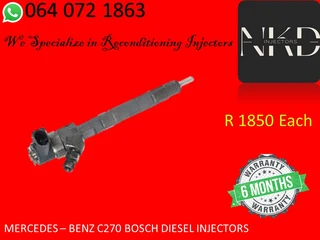 Mercedes C220 Bosch Diesel Injectors For Sale On Exchange Or To Recon With Warranty