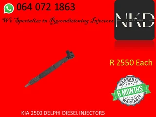 Kia 2500 Delphi Diesel Injectors For Sale On Exchange Or To Recon