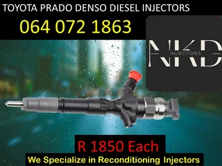 Toyota Prado Diesel Injectors For Sale On Exchange With 6 Months Warranty