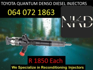 Toyota Quantum Diesel Injectors For Sale Or To Recon