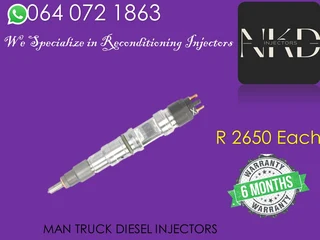Man Truck Diesel Injectors For Sale Or To Recon