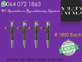 Toyota 1kd Diesel Injectors For Sale Or To Recon