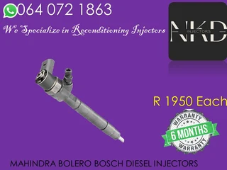 Mahindra Bolero Diesel Injctors For Sale On Exchange Or To Recon With Warranty