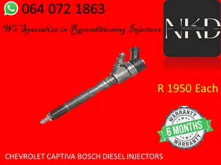 Chevrolet Captiva Bosch Diesel Injectors For Sale