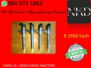 Gwm 2.8 Diesel Injectors For Sale