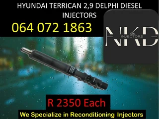Our Recon Injectors For Hyundai Terracan 2.9 For Sale