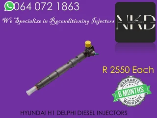 HUYNDAI H1 DELPHI DIESEL INJECTORS FOR SALE
