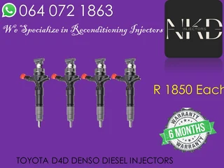 Toyota D4d Diesel Injectors For Sale