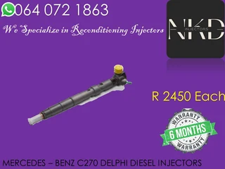 Mercedes C270 Diesel Injectors For Sale