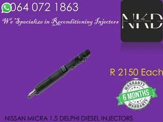 Nissan Micra 1.5  Diesel Injectors For Sale