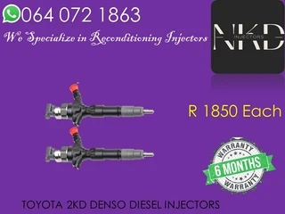 Toyota 1kd &amp; 2kd Diesel Injectors For Sale
