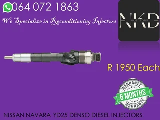 Nissan Navara Yd25 Diesel Injectors Fo Sale