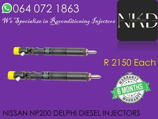 NISSAN NP200 DIESEL INJECTORS FOR SALE