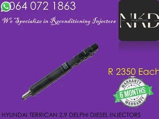 Hyundai Terracan 2.9 Diesel Injectors For Sale