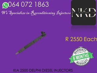 Kia 2500 Diesel Injectors For Sale