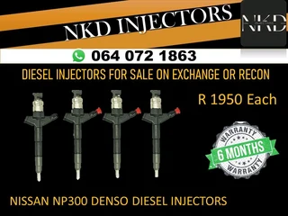 Nissan Np300 Denso Diesel Injectors For Sale
