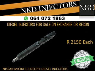 Nissan Micra 1.5 Diesel Injectors For Sale