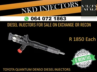 Toyota Quantum Denso Diesel Injectors For Sale