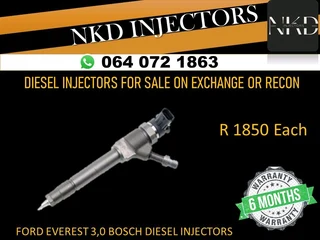 Ford Everest 3.0 Diesel Injectors For Sale
