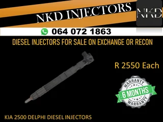 Kia 2500 Diesel Injectors For Sale