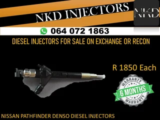 Nissan Pathfinder Denso Diesel Injectors For Sale