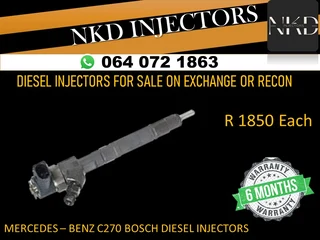 Mrcedes C270 Diesel Injectors For Sale