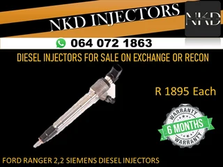 Ford Ranger 2.2 Diesel Injectors For Sale