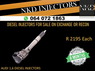 Audi 1.6 Diesel Injectors For Sale