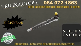 Mercedes C270 Injectors