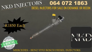 Mercedes Benz Vito Diesel Injectors For Sale