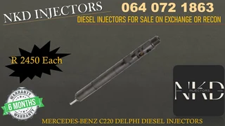 Mercedes C220 Diesel Injectors For Sale
