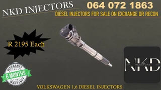 Volkswagen 1.6 Diesel Injectors For Sale