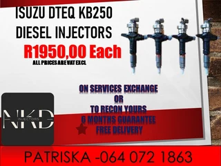 Isuzu Dteq Kb250 Diesel Injectors For Sale