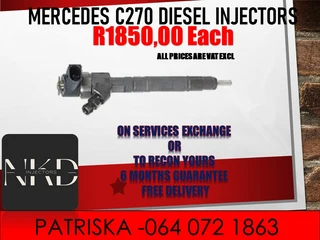 Mercedes C270 Diesel Injectors For Sale