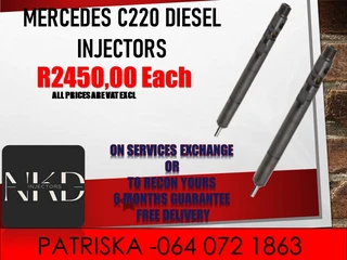 Mercedes C220 Diesel Injectors For Sale