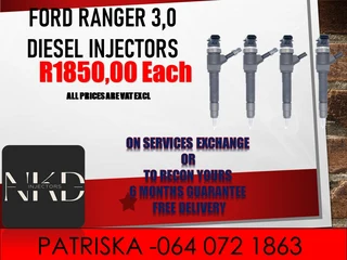 Ford Ranger 3.0 Diesel Injectors For Sale