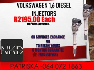 Volkswagen 1.6 Diesel Injectors For Sale