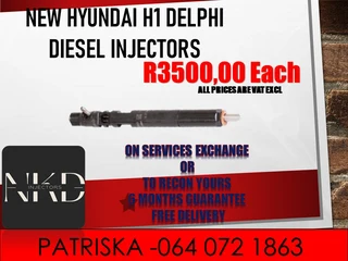 New Hyundai H1 Diesel Injectors For Sale