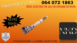 Volkswagen 1.6 Diesel Injectors For Sale