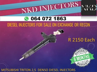 Mitsubishi Triton 2.5 Diesel Injectors For Sale